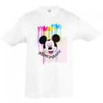 Παιδικό λευκό T-shirt Mickey Colors ΟΕΜ