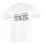 Παιδικό λευκό T-shirt Mickey Minnie forever love ΟΕΜ