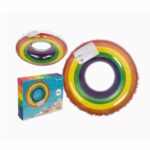 Φουσκωτό ΣΩΣΙΒΙΟ κολύμβησης ουράνιο τόξο 90 εκ. σε συσκευασία δώρου.