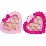 Δαχτυλίδια μονόκερου 8 τεμαχίων σε κουτί 12 τμχ. 13Χ11,5 εκ.