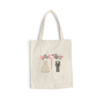 Υφασμάτινη Τσάντα Mr.&Mrs heart