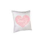 Μαξιλάρι Our Wedding Day 28cm.