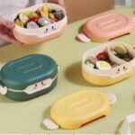 Φαγητοδοχείο με σχέδιο Προσωπάκι σε διάφορα χρώματα 18,3*12,2*6,9εκ