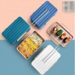 Φαγητοδοχείο με Chopsticks σε διάφορα Χρώματα 18,3*12,1*6,7εκ