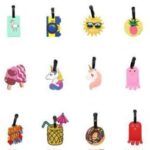 Ετικέτα αποσκευών σε διάφορα σχέδια