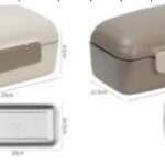 Φαγητοδοχείο σε 2 χρώματα 8.5x11.5x20 cm