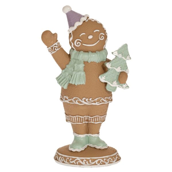 ΚΑΦΕ ΠΟΛΥΡΕΖΙΝ ΑΓΟΡΑΚΙ GINGERBREAD 9.5Χ5.5Χ16ΕΚ CHRISTMAS