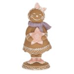 ΚΑΦΕ ΠΟΛΥΡΕΖΙΝ ΚΟΡΙΤΣΑΚΙ GINGERBREAD 7.5Χ5.5Χ16.5ΕΚ CHRISTMAS