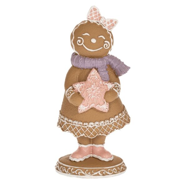 ΚΑΦΕ ΠΟΛΥΡΕΖΙΝ ΚΟΡΙΤΣΑΚΙ GINGERBREAD 7.5Χ5.5Χ16.5ΕΚ CHRISTMAS