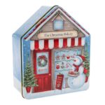 ΓΑΛΑΖΙΟ ΜΕΤΑΛΛΙΚΟ ΚΟΥΤΙ ΧΡΙΣΤΟΥΓΕΝΝΙΑΤΙΚΟ ΜΑΓΑΖΙ 19,5Χ16Χ8ΕΚ CHRISTMAS BOXES