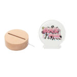 Led φωτιστικό Black and Pink