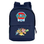 Σακίδιο πλάτης μπλέ Σκυλάκια