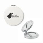 Round PU mirror Glow Round - White