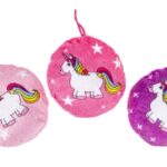 Κρεμαστή Λούτρινη Μπάλα Μονόκερος 10Cm ροζ