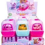 Λούτρινο Γάτα σε κουτί μεταφοράς