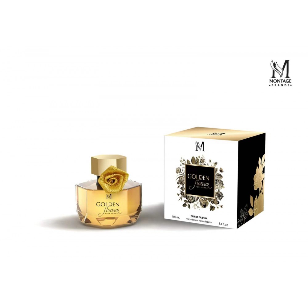 BF25PMB045.jpg GOLDEN FLOWER MONTAGE BRANDS 100ML PERFUME - Image 1