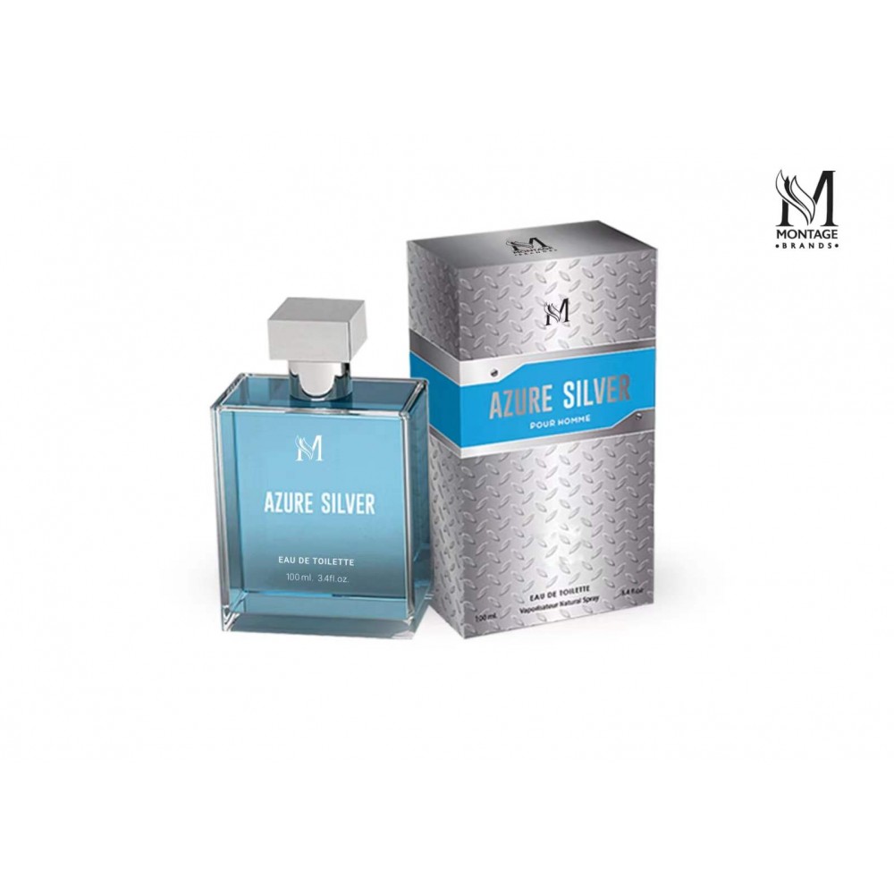 BF25PMB083.jpg AZURE SILVER 100ML MONTAGE BRANDS PERFUME - Image 1