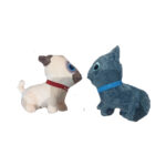 Λούτρινο σκυλάκι με περιλαίμιο