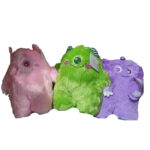 Λούτρινο τερατάκι με ένα μάτι σε διάφορα χρώματα