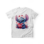 T-SHIRT Φιγούρα S με κόκκινη καρδιά <>