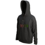 Φούτερ με κουκούλα μαύρο Wicke-d