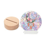 Led Φωτιστικό RAMADAN φεγγάρι μωβ