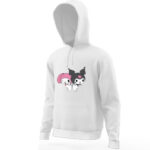 Φούτερ με κουκούλα Λευκό Kur