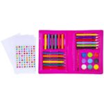 Σετ ζωγραφικής μονόκερος με αυτοκόλλητα με γκλιτερ για νύχια και αυτάκια  17X12X2.5CM