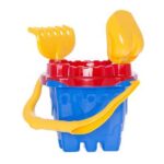 Κουβαδάκι παραλίας, Σετ παιχνιδιών για άμμο Κάστρο - 4 στοιχεία 180x180x290