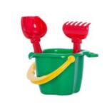 Κουβαδάκι παραλίας,Μικρό σετ Παιχνιδιών για άμμο - 3 στοιχεία 175x175x145