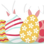 Πασχαλινό αυτοκόλλητο BEST FOR 50εκ αυγά