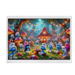 Χάρτινο Παζλ στρουμφ