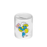 Κουμπαράς στρουμφ με λουλούδι