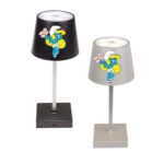 Led φωτιστικό στρουμφ με λουλούδι