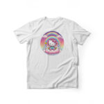 Τ-shirt Hello K ουράνιο τόξο