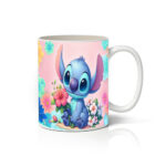 Κούπα φιγούρα S ροζ με λουλούδια