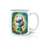 Κούπα φιγούρα S πράσινη με λουλούδια