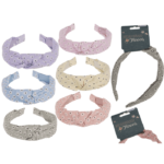 Στέκα μαλλιών με σχέδιο Λουλούδια 17 x 13 cm