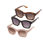 Γυναικεία γυαλιά ηλίου,3 σχέδιο (6x μαύρο, 3x καφέ ντεμί, 3x ανοιχτό ροζ)