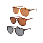 Unisex γυαλιά ηλίου, 3 σχέδια (6x μαύρο, 3x καφέ, 3x λεό)