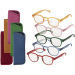 Γυαλιά ανάγνωσης με πλαστικό σκελετό, 5 βαθμών
