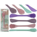 Βούρτσα καθαρισμού προσώπου 2 σε 1, βούρτσα μάσκας & scrubber, από σιλικόνη, 16,5 x 3 εκ.