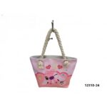 ΥΦΑΣΜΑΤΙΝΗ ΠΑΙΔΙΚΗ ΤΣΑΝΤΑ ΘΑΛΑΣΣΗΣ ΡΙΓΕ ΜΕ ΣΧΕΔΙΟ  Φιγούρα S ΜΕ ΕΝΣΩΜΑΤΩΜΕΝΟ ΠΟΡΤΟΦΟΛΙ 30x21cm