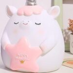 Κουμπαράς Μονόκερος Λευκός με ροζ λεπτομέρειες 14*17εκ