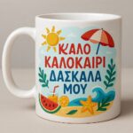 Κούπα 325ml  "Καλό καλοκαίρι Δασκάλα μου"