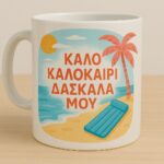 Κούπα 325ml  "Καλό καλοκαίρι Δασκάλα μου"