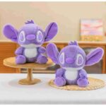 Eight-inch rabbit fur purple Figure S 22CM