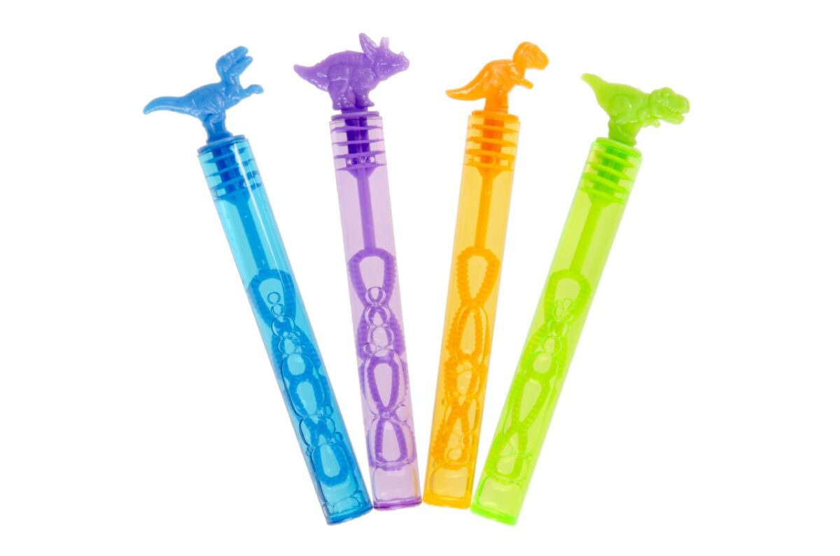 Σαπουνόφουσκες σετ 4 τμχ Dino 11Cm - 4Ml - Image 1