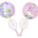 Ράκετα με Μπαλα φουσκωτή Μονοκερος  24Χ11 Εκ.