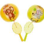 Ράκετα με Μπαλα φουσκωτή Αγρια Ζωα 24Χ11 Εκ.